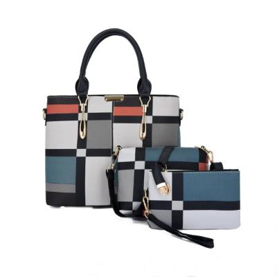 China 2022 Famous Fashion Brands Tote Designer Pu Handbags Sets 6pcs Ladies Handbags Women Bags for sale