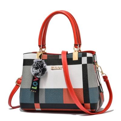 China New Style PU Leather Handbag Ladies Large Capacity All-match Luxury High Quality Elegant Diagonal Shoulder Bag Waterproof for sale