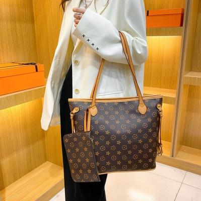 China New Arrival Large Capacity Plaid Waterproof Fashionable Classic Women Handbag Portable Single Shoulder Bag With Wallet for sale