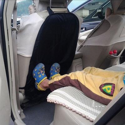 China Sports Rear Seat Protectors Car Kick Mats With Odorless Premium Waterproof Fabric Reinforced Corners To Prevent Sagging for sale