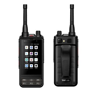 China IP67 POC DMR Long Range Radio Intercom Android Outdoor Walkie Talkie Supports Fingerprint Unlock FT11GD for sale