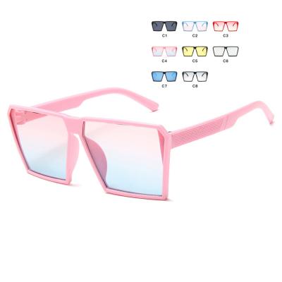 China YX732 Cheap Girl Eyewear Child Eyewear Children Sun Glass Oculos Oculos Gradient Child Beach Shades Square Kids Sunglasses for sale