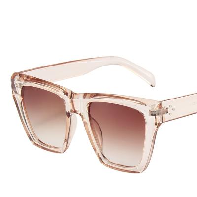 China New high quality YX1170 fashion sunglasses square shading oversized sunglasses shades ladies leopard frame men's eyewear uv400 big size for sale