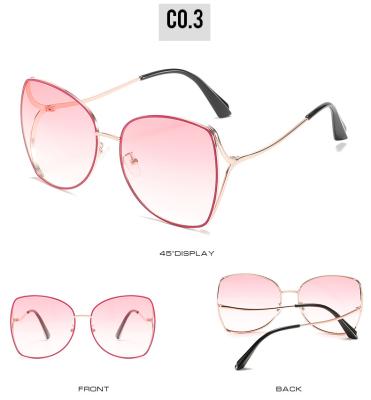 China Fashion Sunglasses M1005 Sunglasses For Women Designer Oversized Eyeglasses Fashion Sun Glasses Personality Eyewear for sale