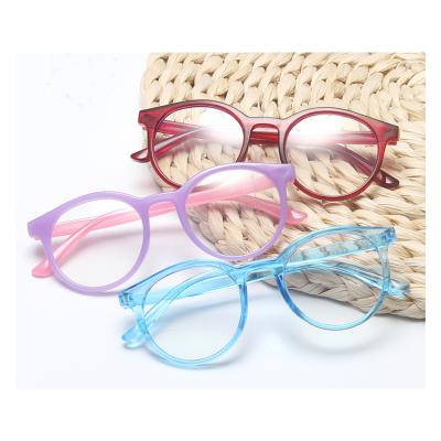 China Kids Mirror Glass YX419 New Boys Light Up Ultra Clear Glass PC Frame Sunglasses Kids Eyewear Anti Blue Light Glasses Kids Girls Glasses for sale