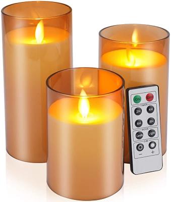 China European hot sale high quality led rechargeable electric warm light led candle light for sale