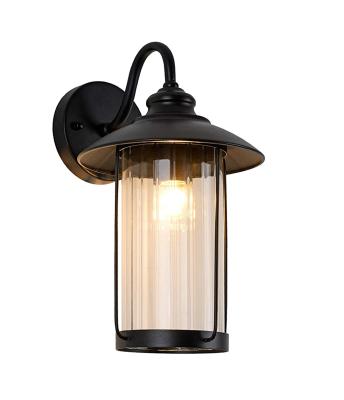 China Hot Selling Black Modern Decorative Energy Saving Wall Porch Waterproof Outdoor Light Fixtures for sale