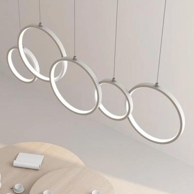 China Modern Hot Selling Ring Nordic Creative Led Pendant Light Fixture Australia UK Modern for sale