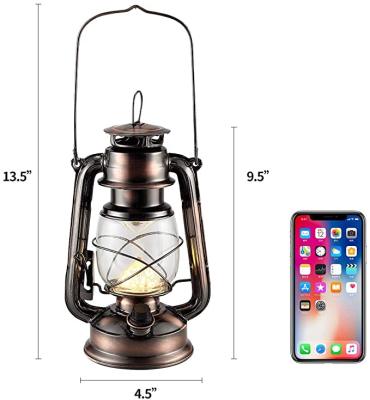 China Factory Price Modern High Quality Wireless Vintage Lantern Hand Held Operated Light for sale