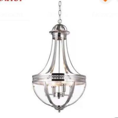 China Modern Art Unique French Empire Gold Crystal Chandelier Chrome Chandeliers Lighting for sale