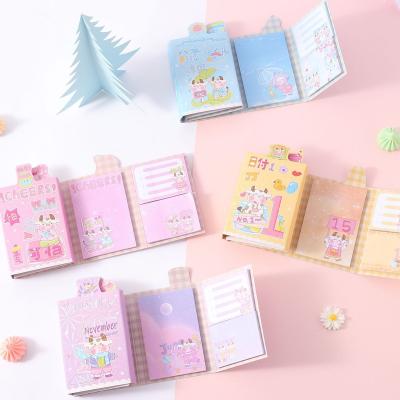 China Custom Acceptable Wholesale Self Adhesive Logo Post Note Memo Pads Index Sticker Tabs Kawaii Sticky Notes for sale