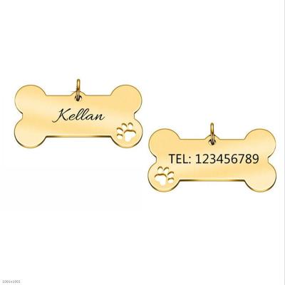 China Europe Design Stainless Steel Pet Identification Metal Factory Customized Dog Tag for sale