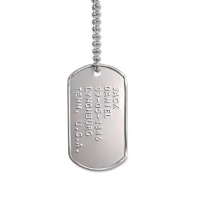 China Europe Design Customized Stainless Steel Factory Customized Pet Laser Engraved Military Dog Id Tags for sale