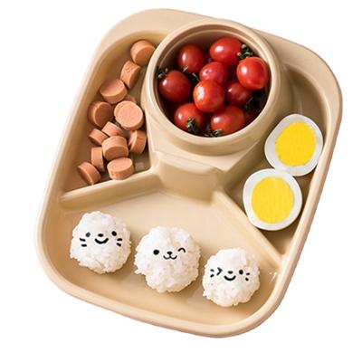 China Minimalist Fitted Dinner Plate Food Tray Kitchenware Kid's Tableware Kids Tableware Picnic Plate Barbecue Dish Dish for sale