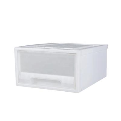 China (Size) Freedom Resistance Adjustable Thickened Transparent Stackable Living Room Storage Drawers Box Cabinet 3.7L Multilayer Compound for sale