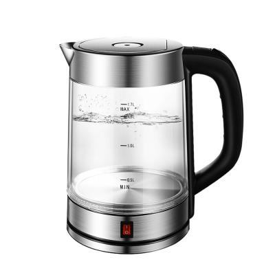 China Wireless High Quality Fully Automatic Convenient To Use Glass Transparent Electric Kettle For Household for sale