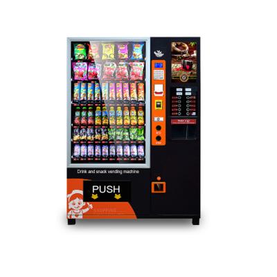 China Bill change option reverse vending machine recycle snacks and drinks, vending machine for drinks for sale