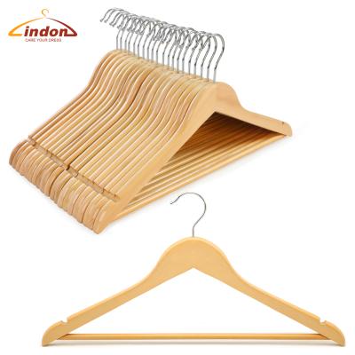 China Supplier Modern Rated Wooden Suits Hangers, Best Seller Hangers For Fabrics, Wooden Hangers, Percha for sale