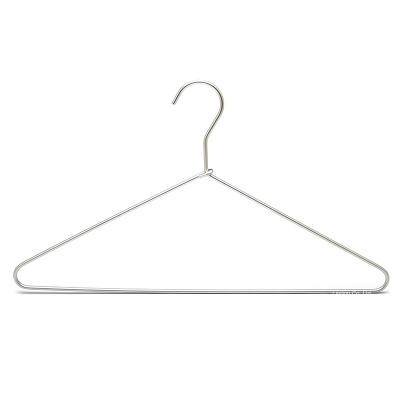 China Lightweight Type Cloth Aluminum Alloy Wire Metal Wire Garment Use Clothing Hanger for sale