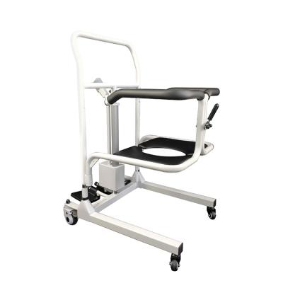 China Lift: Q235 Steel Electric Hydraulic Wheelchair Movement Elderly Nursing Senyang Toilet Transfer Lift Commode Patient Chair for sale