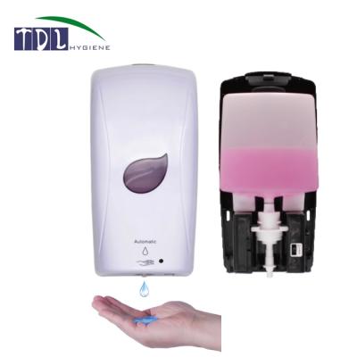 China Automatic Foam Soap Dispenser Wall Mounted Touchless Sensor Alcohol Gel Hand Sanitizer Liquid Soap Dispenser for sale