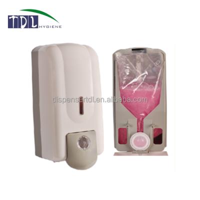 China Foam Manual Wall Mounted Soap Dispenser Plastic Hand Sanitizer Dispenser for sale