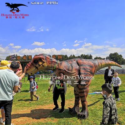 China Park Street Activities Realistic Dinosaur Costume Walking Animatronic Dinosaur Costumes for sale