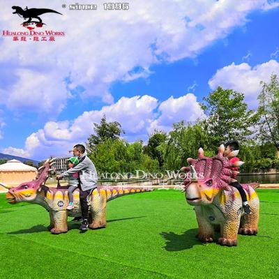 China Coin operated park ride toys like mechanical dinosaur walking rides can be dinosaur games for kids for sale