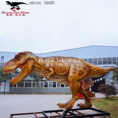 China Park Theme Park Decoration Fiberglass Life Size Simulation Dinosaur Sculpture for sale