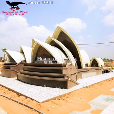 China Outdoor Amusement Park Theme Park Playground Museum Theme Park Decoration 3d Landscape Miniature Models Mini Buildings Famous Landmark for sale