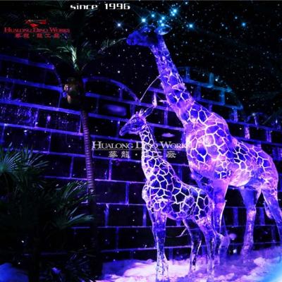 China Sculptures Ice Park Hualong Factory 2019 Colorful And Beautiful Animal Models Other Static Models for sale