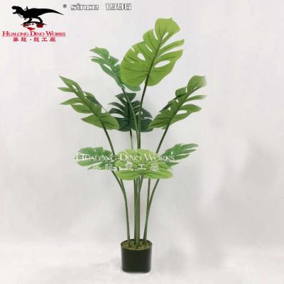 China Park Kids Playground Decoration Plants Indoor Robotic Dinosaur Display Artificial Plants For Sale for sale