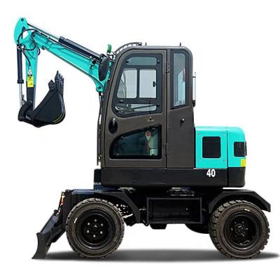 China 4 ton wheel excavator hot sale excavator chinese china industry 4 ton excavator price for sale