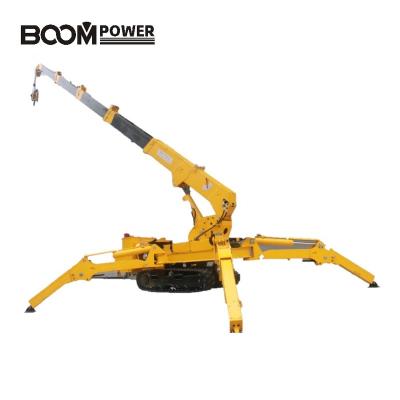 China The other 3 ton single mini crane/mobile crawler crane/hydraulic lifting small spider crane for sale for sale