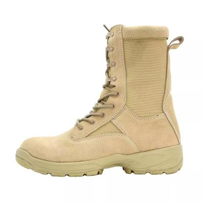 China Purchase Factory Supply Anti-skid Combat Boots High Cut Genuine Leather Work Increasing Functional Tactical Shoes PU Injection Shoes Product for sale