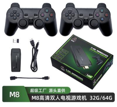 China ABS M8 HD Game Console Dual TV 4K/2.4G Dual Game Console for sale