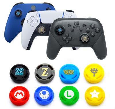 China Gamepad Rocker Button Cover for PS4/PS5/ONES/Switch PRO soft silicone material GNS-4-016 for sale