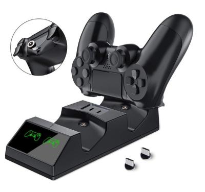 China Magnetic Suction Seat Charging For PS4 Game Wireless Controller Double Charger GP4-820 for sale