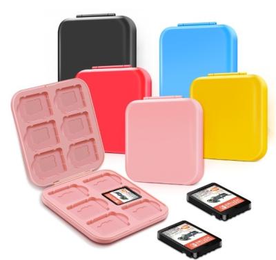 China Switch Game Card Box Can Store 12pcs Game Cards and 12pcs SD Card Soft Silicone Material Switch Card Box for sale