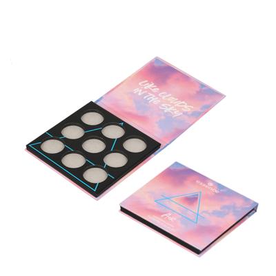 China Handmade Custom Cardboard Empty Palette Eyeshadow Box Packaging for sale