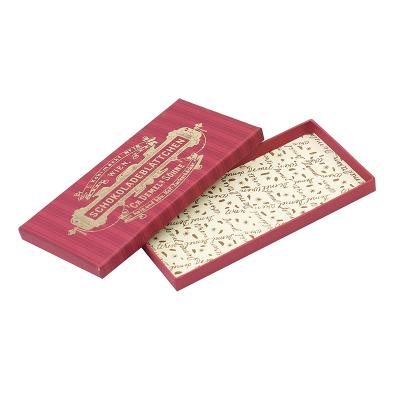 China Eco Friendly Recyclable Small Chocolate Bar Gift Packaging Box for sale