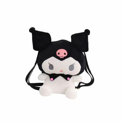 China Kawaii Sanrio Plush Toy Backpack Kuromi My Melody Cinnamoroll Anime Stuffed Cute Toys Backpack Plush Bag Big For Girl Doll For Gift for sale