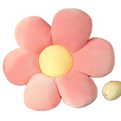 China Stuffed Six Petal Flower Cushion Room Decor Sunflower Pillow Bay Window Girly Rose Flower Arrangements For Kids Bedroom Seat Pillow H076-2 for sale