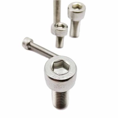 China Round 5/10/50pcs DIN912 M1.4 M1.6 M2 M2.5 M3 M4 M5 M6 M8 A2-70 304 Stainless Steel Allen Hexagon Hex Socket Head Screw Bolt for sale