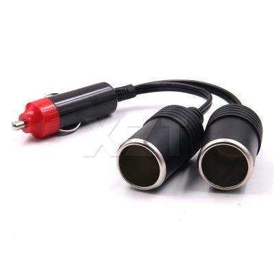 China QC4.0 12V-24V 10A Car Spliter Socket Connector Adapter Power Cigarette Lighter Dual Port Lighter Socket Adapter for sale