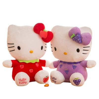 China Cute Soft Accessories Hello Kitty Plush Toy Gift Kt Cat Baby Animal Toys Fluffy Sound Dolls Cute Fun Custom Lovely for sale