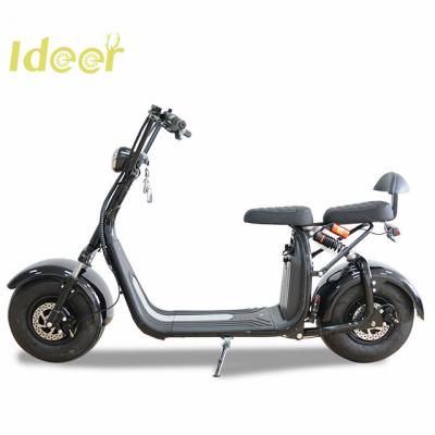 China Steel Wide Wheel Two Wheel W 60V 30Ah Scooter Mopeds Electric Scooter Ideer Elektrikli 2000 Adult for sale