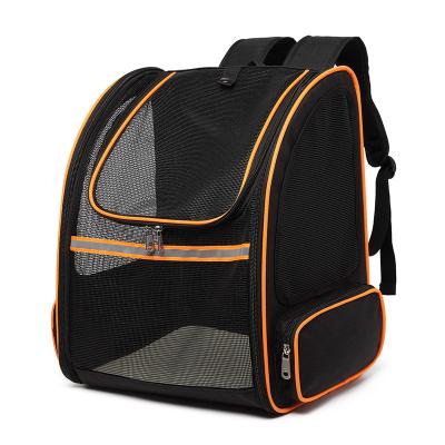 China Breathable Pet Cat Bag Transport Pet Carrier Puppy Backpack Cat Bag Mesh Back Bag for Cat Dog for sale