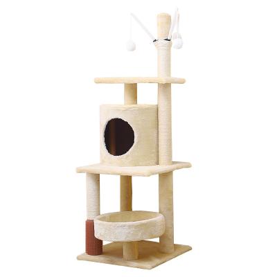 China Wholesale Wooden Cats Pet Cat Tree Pet Bed Furniture Cat Toys for sale