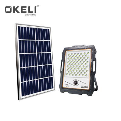 China The Garden OKELI Die Casting Aluminum Waterproof IP65 100W 200W 300W 400W LED Outdoor Solar Flood Light for sale